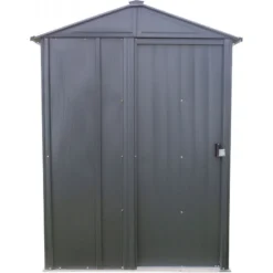 Abri De Jardin 1,5m² Toit Double Pente En Acier Galvanisé Anthracite Spacemaker -Jardin Fournitures Soldes abri de jardin 15m toit double pente en acier galvanise anthracite spacemaker 3