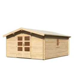 Abri De Jardin En Bois 18,46m² Avec Toit En Pente - Mühlheim 7 - Karibu 8 Abri De Jardin En Bois 18,46m² Avec Toit En Pente - Mühlheim 7 - Karibu -Jardin Fournitures Soldes abri de jardin en bois 1846m avec toit en pente muhlheim 7 karibu 2