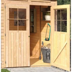 Abri De Jardin En Bois 9,24m² Avec Toit En Gradins - Grauburg 7 - Karibu -Jardin Fournitures Soldes abri de jardin en bois 924m avec toit en gradins grauburg 7 karibu 4