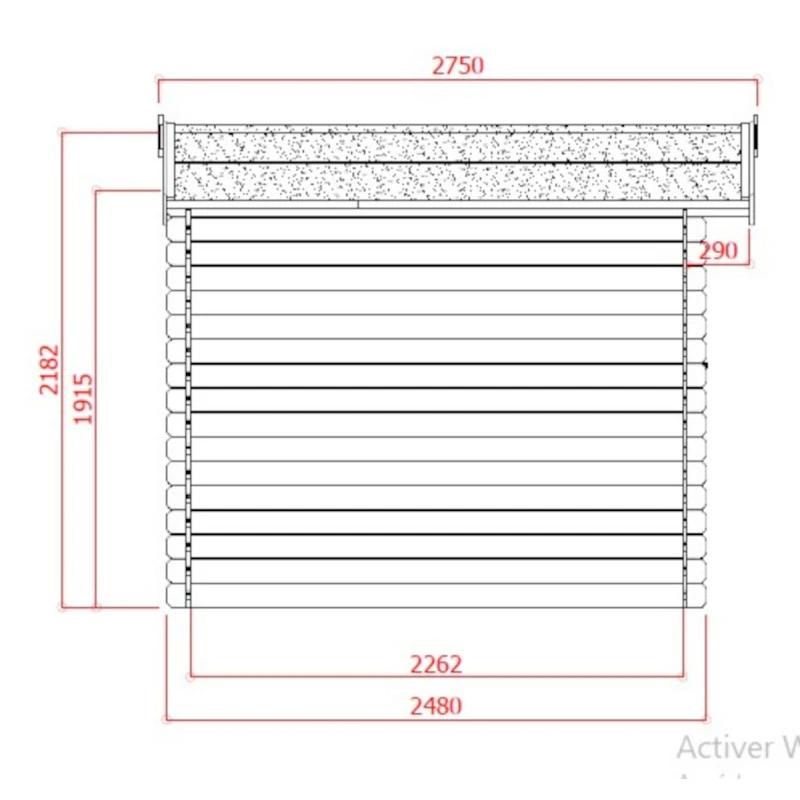 Abri De Jardin En Bois Massif 19mm Amberg Porte Double 7,39m² SOLID 3 Abri De Jardin En Bois Massif 19mm Amberg Porte Double 7,39m² SOLID – Image 3
