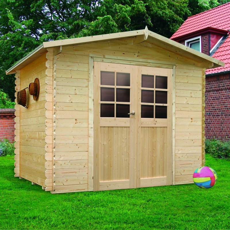 Abri De Jardin En Bois Massif 19mm Amberg Porte Double 7,39m² SOLID 1 Abri De Jardin En Bois Massif 19mm Amberg Porte Double 7,39m² SOLID