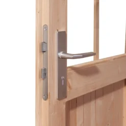 Abri De Jardin En Bois Massif 5,95m² Theres 3 – Karibu -Jardin Fournitures Soldes abri de jardin en bois massif 595m theres 3 karibu 4