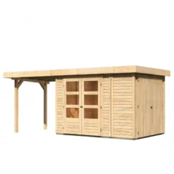 Abri De Jardin En Bois Massif 6,25m² Retola 2 Avec Armoire Intégrée Et Appentis 240cm – Karibu 8 Abri De Jardin En Bois Massif 6,25m² Retola 2 Avec Armoire Intégrée Et Appentis 240cm – Karibu -Jardin Fournitures Soldes abri de jardin en bois massif 625m retola 2 avec armoire integree et appentis 240cm woodfeeling 2