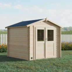 Abri De Jardin En Bois Massif 5,9m² JUNO – Madriers 19mm – Forest Style -Jardin Fournitures Soldes abri de jardin en bois massif 62m malawi madriers 19mm forest style 3