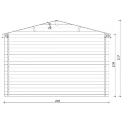 Abri De Jardin En Bois Massif 6m² PRIMO - Madriers 28mm Gardy Shelter -Jardin Fournitures Soldes abri de jardin en bois massif 6m primo madriers 28mm gardy shelter 3
