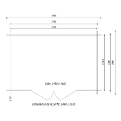 Abri De Jardin En Bois Massif 6m² PRIMO - Madriers 28mm Gardy Shelter -Jardin Fournitures Soldes abri de jardin en bois massif 6m primo madriers 28mm gardy shelter 5