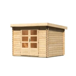 Abri De Jardin En Bois Massif 7,04m² Bastrup 3 – Karibu -Jardin Fournitures Soldes abri de jardin en bois massif 704m bastrup 3 woodfeeling 3