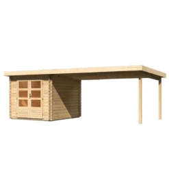 Abri De Jardin En Bois Massif 7,04m² Bastrup 4 Avec Appentis 400cm – Karibu 8 Abri De Jardin En Bois Massif 7,04m² Bastrup 4 Avec Appentis 400cm – Karibu -Jardin Fournitures Soldes abri de jardin en bois massif 704m bastrup 4 avec appentis 400cm woodfeeling 2
