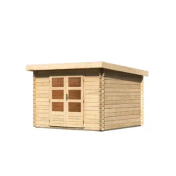 Abri De Jardin En Bois Massif 8,82m² Bastrup 5 – Karibu -Jardin Fournitures Soldes abri de jardin en bois massif 882m bastrup 5 woodfeeling 2
