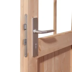 Abri De Jardin En Bois Massif 8,88m² Kastorf 7 Avec Appentis 320cm – Karibu -Jardin Fournitures Soldes abri de jardin en bois massif 888m kastorf 7 avec appentis 320cm karibu 4