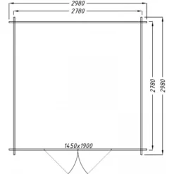 Abri De Jardin En Bois Massif 9m² PLUS - Madriers 28mm Gardy Shelter -Jardin Fournitures Soldes abri de jardin en bois massif 9m plus madriers 28mm gardy shelter 3