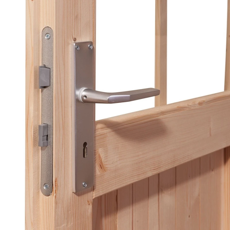 Abri De Jardin En Bois Massif Gris Terre 5,95m² Kandern 3 Avec Appentis 235cm Et Paroi Arrière – Karibu 6 Abri De Jardin En Bois Massif Gris Terre 5,95m² Kandern 3 Avec Appentis 235cm Et Paroi Arrière – Karibu – Image 6