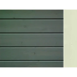 Abri De Jardin En Bois Vitrifié Gris 19mm Qubic 6.05m² - Karibu -Jardin Fournitures Soldes abri de jardin en bois vitrifie gris 19mm qubic 605m karibu 5