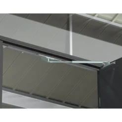 Abri De Jardin En Métal Anthracite 5,22m² + Kit D'ancrage + Kit De Fondation DURAMAX -Jardin Fournitures Soldes abri de jardin en metal anthracite 522m duramax kit d ancrage kit de fondation 3