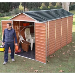 Abri De Jardin En Polycarbonate 6,59m² Skylight Amber - Palram - Canopia 8 Abri De Jardin En Polycarbonate 6,59m² Skylight Amber - Palram - Canopia -Jardin Fournitures Soldes abri de jardin en polycarbonate 659m skylight amber palram 2