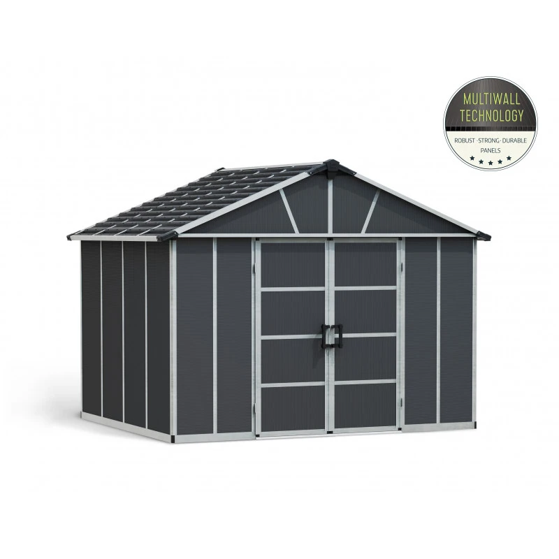 Abri De Jardin En Polycarbonate 7,9m² Sans Plancher YUKON - Palram - Canopia 2 Abri De Jardin En Polycarbonate 7,9m² Sans Plancher YUKON - Palram - Canopia – Image 2