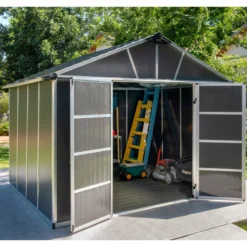 Abri De Jardin En Polycarbonate 7,9m² Sans Plancher YUKON - Palram - Canopia 9 Abri De Jardin En Polycarbonate 7,9m² Sans Plancher YUKON - Palram - Canopia -Jardin Fournitures Soldes abri de jardin en polycarbonate 79m sans plancher yukon palram 1 3