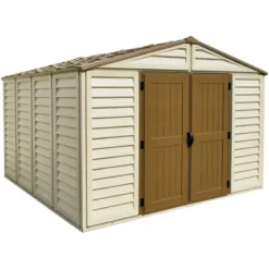 Abri De Jardin En PVC WoodStyle Premium 10,56m² Duramax -Jardin Fournitures Soldes abri de jardin en pvc woodstyle premium 1056m duramax 2