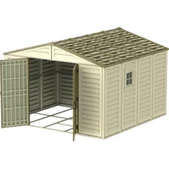 Abri De Jardin En PVC WoodStyle Premium 10,56m² Duramax -Jardin Fournitures Soldes abri de jardin en pvc woodstyle premium 1056m duramax 3
