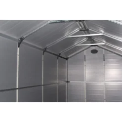 Abri De Jardin En Résine Beige 11m² + Kit De Fondation - JOBU -Jardin Fournitures Soldes abri de jardin en resine beige 11m kit de fondation jobu 4