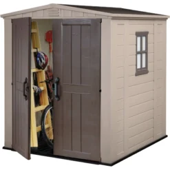 Abri De Jardin En Résine Sydney 3,48m² + Plancher Keter -Jardin Fournitures Soldes abri de jardin en resine sydney 348m plancher keter 5