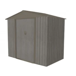 Abri De Jardin Métal 2,43m² Imitation Bois Vieilli -Jardin Fournitures Soldes abri de jardin metal 243m imitation bois vieilli 2