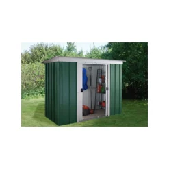 Abri De Jardin Métal 2,84m² + Kit D'ancrage Inclus - YARDMASTER -Jardin Fournitures Soldes abri de jardin metal 284m kit d ancrage inclus yardmaster 3