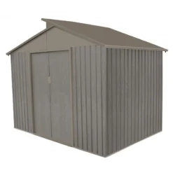 Abri De Jardin Métal Avec Puit De Lumière 5,44m² Imitation Bois Vieilli -Jardin Fournitures Soldes abri de jardin metal avec puit de lumiere 544m imitation bois vieilli 2