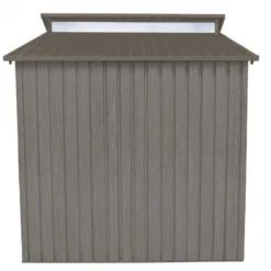 Abri De Jardin Métal Avec Puit De Lumière 5,44m² Imitation Bois Vieilli -Jardin Fournitures Soldes abri de jardin metal avec puit de lumiere 544m imitation bois vieilli 4