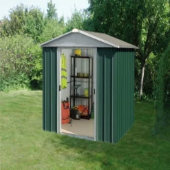 Abri De Jardin Métal Vert 2,77m² + Kit D'ancrage Inclus - YARDMASTER 9 Abri De Jardin Métal Vert 2,77m² + Kit D'ancrage Inclus - YARDMASTER -Jardin Fournitures Soldes abri de jardin metal vert 277m kit d ancrage inclus yardmaster 3