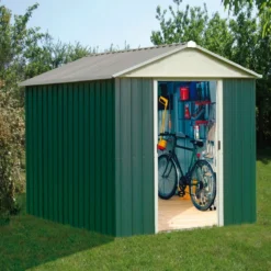 Abri De Jardin Métal Vert 2,77m² + Kit D'ancrage Inclus - YARDMASTER 10 Abri De Jardin Métal Vert 2,77m² + Kit D'ancrage Inclus - YARDMASTER -Jardin Fournitures Soldes abri de jardin metal vert 277m kit d ancrage inclus yardmaster 4