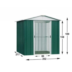 Abri De Jardin Métal Vert 4,38m² + Kit D'ancrage Inclus - YARDMASTER -Jardin Fournitures Soldes abri de jardin metal vert 438m kit d ancrage inclus yardmaster 4
