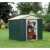 Abri De Jardin Métal Vert 9,03m² + Kit D'ancrage Inclus - YARDMASTER