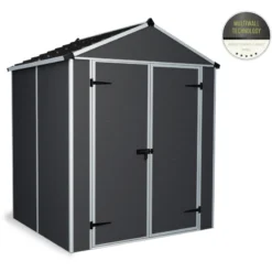 Abri De Jardin RUBICON 2,8m² En Aluminium Et Polycarbonate - Palram - Canopia -Jardin Fournitures Soldes abri de jardin rubicon 28m en aluminium et polycarbonate palram 1 3