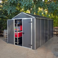 Abri De Jardin RUBICON 7m² En Aluminium Et Polycarbonate - Palram - Canopia -Jardin Fournitures Soldes abri de jardin rubicon 7m en aluminium et polycarbonate palram 1 2