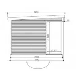 Abri De Jardin Seda 9,22m² En Bois Massif 28mm Avec Double Porte Vitrée - SOLID -Jardin Fournitures Soldes abri de jardin seda 922m en bois massif 28mm avec double porte vitree solid 3