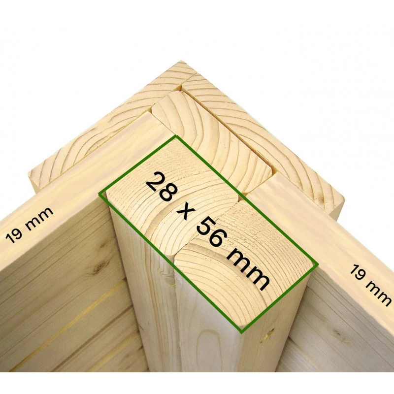 Abri De Jardin Skur 1 2,19m² + Plancher Traité Peint Gris Baltic 6 Abri De Jardin Skur 1 2,19m² + Plancher Traité Peint Gris Baltic – Image 6