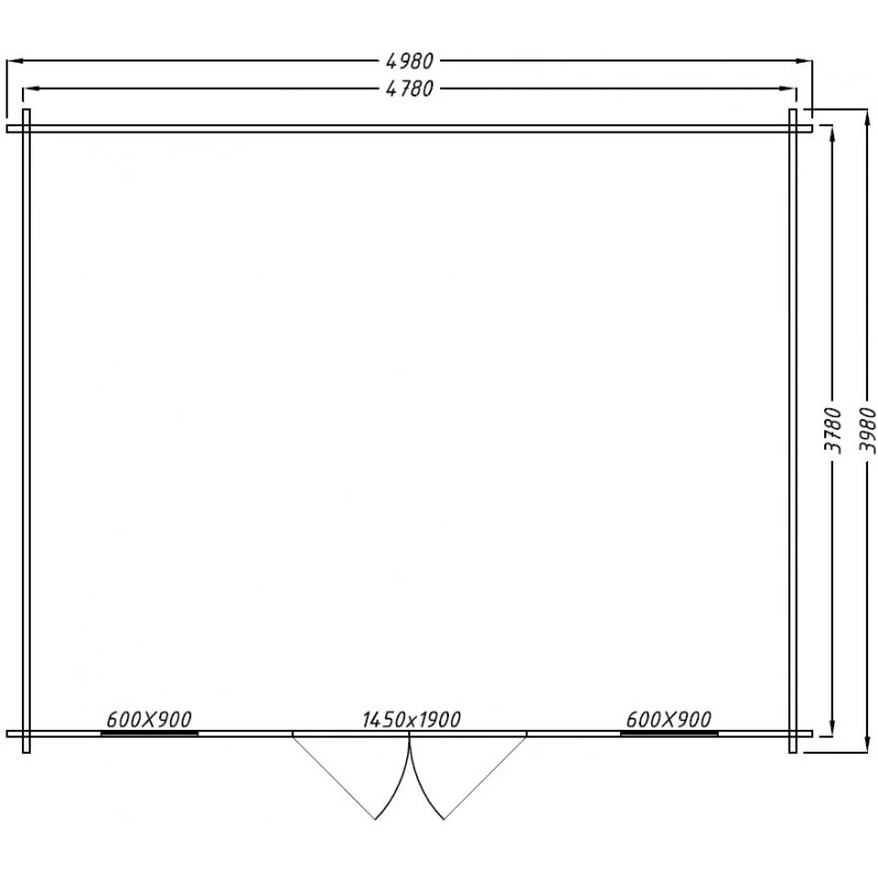 Abri En Bois Massif 19,8m² PLUS 28mm Traité Teinté Marron Gardy Shelter 4 Abri En Bois Massif 19,8m² PLUS 28mm Traité Teinté Marron Gardy Shelter – Image 4