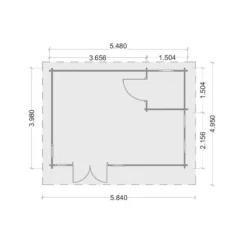 Abri En Bois Massif 22m² MODERNE - Madriers 40mm Gardy Shelter -Jardin Fournitures Soldes abri en bois massif 22m moderne madriers 40mm gardy shelter 2
