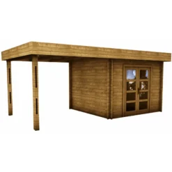 Abri En Bois Massif 9m² MODERNE Traité Marron + Terrasse Gardy Shelter 10 Abri En Bois Massif 9m² MODERNE Traité Marron + Terrasse Gardy Shelter -Jardin Fournitures Soldes abri en bois massif 9m moderne traite marron terrasse gardy shelter 4