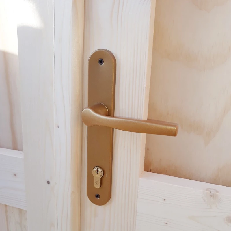 Abri En Bois Massif 9m² MODERNE Traité Marron + Terrasse Gardy Shelter 6 Abri En Bois Massif 9m² MODERNE Traité Marron + Terrasse Gardy Shelter – Image 6