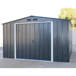 Abri En Métal Parois Hautes Anthracite Colussus 11,69m² DURAMAX + Kit Ancrage -Jardin Fournitures Soldes abri en metal parois hautes anthracite colussus 1169m duramax kit ancrage 2