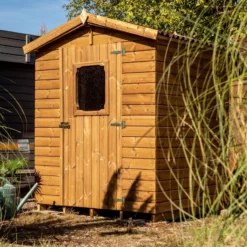 Abri Therma 3,24m² En Bois Thermo Traité Avec Plancher - HABRITA