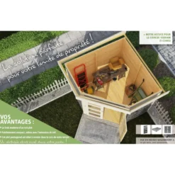 Abri Toit Plat 4,62m² Goldendorf 3 + Auvent En Bois Vitrifié Gris 19mm - Karibu 9 Abri Toit Plat 4,62m² Goldendorf 3 + Auvent En Bois Vitrifié Gris 19mm - Karibu -Jardin Fournitures Soldes abri toit plat 462m goldendorf 3 auvent en bois vitrifie gris 19mm karibu 3