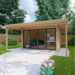 Bureau De Jardin En Bois Massif Avec Terrasse 16,5m² - Madriers 40mm Traités Et Teintés Marron Gardy Shelter 8 Bureau De Jardin En Bois Massif Avec Terrasse 16,5m² - Madriers 40mm Traités Et Teintés Marron Gardy Shelter -Jardin Fournitures Soldes bureau de jardin en bois massif avec terrasse 165m madriers 40mm traites et teintes marron gardy shelter 2