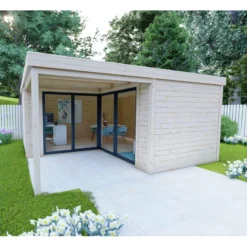 Bureau De Jardin En Bois Massif Avec Terrasse 18,6m² - Madriers 40mm Gardy Shelter 11 Bureau De Jardin En Bois Massif Avec Terrasse 18,6m² - Madriers 40mm Gardy Shelter -Jardin Fournitures Soldes bureau de jardin en bois massif avec terrasse 186m madriers 40mm gardy shelter 5