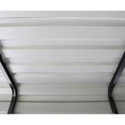 Carport à Toit En Acier Galvanisé 18,3m² Couleur Anthracite – Shelter Logic -Jardin Fournitures Soldes carport a toit en acier galvanise 183m couleur anthracite shelter logic 5