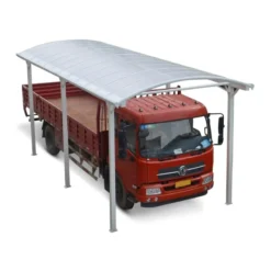 Carport Camping Car Blanc En Aluminium 3,60x7,62m Et Polycarbonate 6mm X-METAL -Jardin Fournitures Soldes carport camping car blanc en aluminium 360x766m et polycarbonate 6mm x metal 2