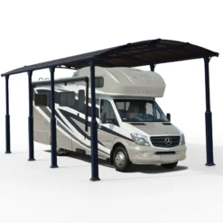 Carport En Alu Gris Et Polycarbonate 1 Voiture 31m² Arcadia Alpine 8500 - Canopia 9 Carport En Alu Gris Et Polycarbonate 1 Voiture 31m² Arcadia Alpine 8500 - Canopia -Jardin Fournitures Soldes carport en alu gris et polycarbonate 1 voiture 31m arcadia alpine 8500 canopia 3