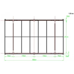 Jardin Fournitures Soldes -Jardin Fournitures Soldes carport en aluminium blanc 3x505m et polycarbonate 6mm x metal 1